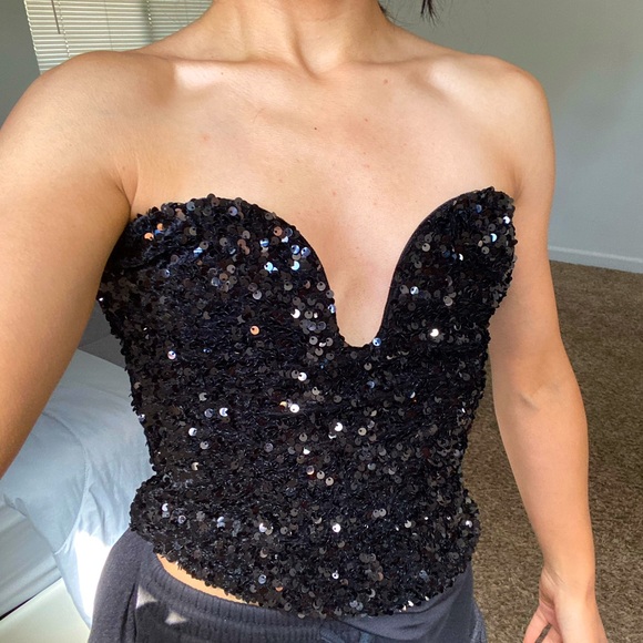 Sexy Sequined bodysuit - Picture 1 of 5